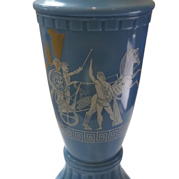 Vintage Jim Beam 1960 Grecian Decanter Barware Liquor Bottle Greek Chariot Decan - Picture 4 of 9